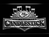 San Francisco 49ers Candlestick Park LED Neon Sign USB - White - TheLedHeroes