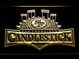 San Francisco 49ers Candlestick Park LED Neon Sign USB - Yellow - TheLedHeroes