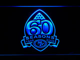 FREE San Francisco 49ers 60th Anniversary LED Sign - Blue - TheLedHeroes
