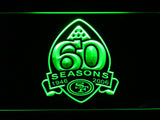 FREE San Francisco 49ers 60th Anniversary LED Sign - Green - TheLedHeroes