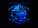 San Francisco 49ers 50th Anniversary LED Neon Sign Electrical - Blue - TheLedHeroes