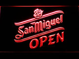 San Miguel Open LED Neon Sign Electrical - Red - TheLedHeroes