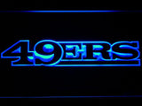 San Francisco 49ers (5) LED Neon Sign Electrical - Blue - TheLedHeroes
