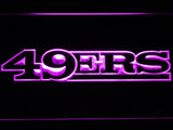 San Francisco 49ers (5) LED Neon Sign Electrical - Purple - TheLedHeroes