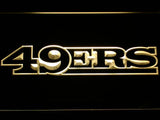 San Francisco 49ers (5) LED Neon Sign Electrical - Yellow - TheLedHeroes