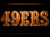 San Francisco 49ers (6) LED Neon Sign USB - Orange - TheLedHeroes