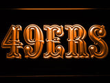 San Francisco 49ers (6) LED Neon Sign Electrical - Orange - TheLedHeroes
