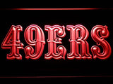 San Francisco 49ers (6) LED Neon Sign USB - Red - TheLedHeroes