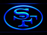 San Francisco 49ers (8) LED Neon Sign Electrical - Blue - TheLedHeroes