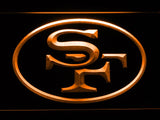 San Francisco 49ers (8) LED Neon Sign Electrical - Orange - TheLedHeroes
