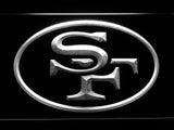 San Francisco 49ers (8) LED Neon Sign Electrical - White - TheLedHeroes