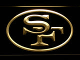 San Francisco 49ers (8) LED Neon Sign Electrical - Yellow - TheLedHeroes