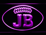 San Diego Chargers John Butler LED Neon Sign USB - Purple - TheLedHeroes
