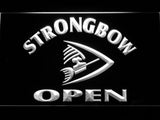Strongbow Open LED Neon Sign USB - White - TheLedHeroes