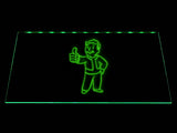 Fallout Vault Boy LED Sign - Green - TheLedHeroes