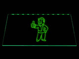 FREE Fallout Vault Boy LED Sign - Green - TheLedHeroes