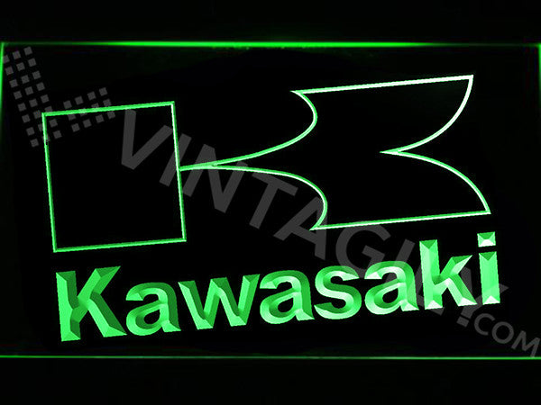 Kawasaki LED Sign - Green - TheLedHeroes