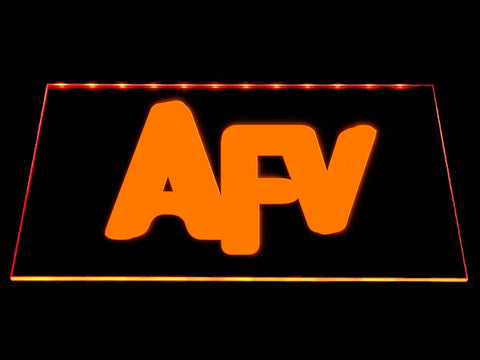 AFV - America's Funniest Home Videos LED Neon Sign Electrical - Orange - TheLedHeroes