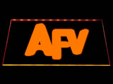 AFV - America's Funniest Home Videos LED Neon Sign USB - Orange - TheLedHeroes