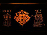 Doctor Who  LED Neon Sign USB - Orange - TheLedHeroes