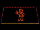 FREE Fallout Vault Boy LED Sign - Orange - TheLedHeroes