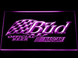 Budweiser Nascar LED Neon Sign Electrical - Purple - TheLedHeroes