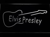 Elvis Presley Guitar LED Neon Sign USB - White - TheLedHeroes