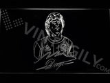 Diego Maradona LED Neon Sign USB - White - TheLedHeroes