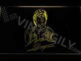 Diego Maradona LED Neon Sign USB - Yellow - TheLedHeroes