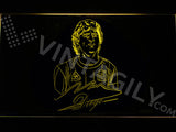 FREE Diego Maradona LED Sign - Yellow - TheLedHeroes