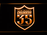 San Diego Chargers 35th Anniversary LED Sign - Orange - TheLedHeroes