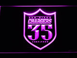 San Diego Chargers 35th Anniversary LED Sign - Purple - TheLedHeroes