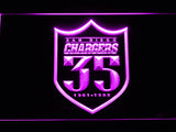 FREE San Diego Chargers 35th Anniversary LED Sign - Purple - TheLedHeroes