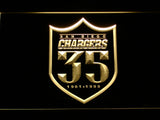 San Diego Chargers 35th Anniversary LED Sign - Yellow - TheLedHeroes
