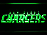 San Diego Chargers (6) LED Neon Sign USB - Green - TheLedHeroes