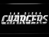 San Diego Chargers (6) LED Neon Sign USB - White - TheLedHeroes