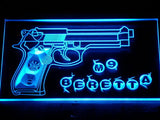 FREE M9 Beretta LED Sign - Blue - TheLedHeroes