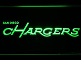 San Diego Chargers (7) LED Neon Sign USB - Green - TheLedHeroes