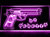 FREE M9 Beretta LED Sign - Purple - TheLedHeroes