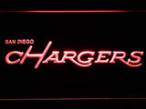 San Diego Chargers (7) LED Neon Sign Electrical - Red - TheLedHeroes