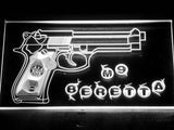 FREE M9 Beretta LED Sign - White - TheLedHeroes