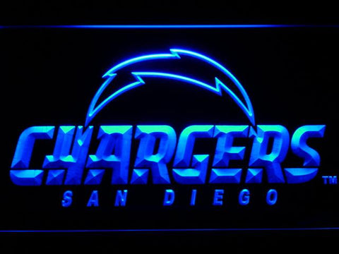 San Diego Chargers (8) LED Neon Sign Electrical - Blue - TheLedHeroes
