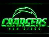 San Diego Chargers (8) LED Neon Sign Electrical - Green - TheLedHeroes