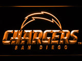 San Diego Chargers (8) LED Neon Sign USB - Orange - TheLedHeroes