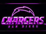 San Diego Chargers (8) LED Neon Sign USB - Purple - TheLedHeroes