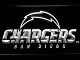 San Diego Chargers (8) LED Neon Sign USB - White - TheLedHeroes