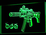 FREE MP5 Assault Weapon LED Sign - Green - TheLedHeroes
