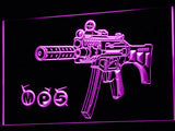 FREE MP5 Assault Weapon LED Sign - Purple - TheLedHeroes