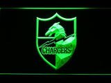 San Diego Chargers (12) LED Neon Sign USB - Green - TheLedHeroes