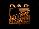 Blue Moon Bar (2) LED Neon Sign Electrical - Orange - TheLedHeroes